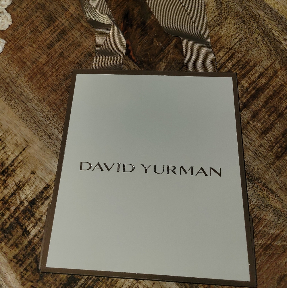 David Yurman Shopping Bag And Earing Box - Picture 3 of 5
